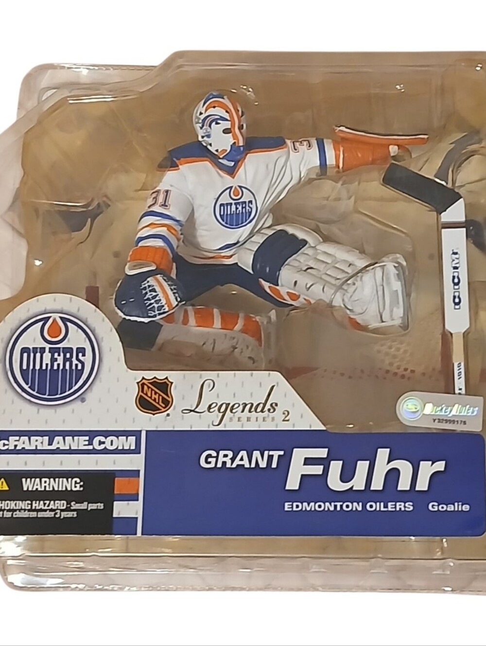 Grant Fuhr #31 Edmonton Oilers McFarlane NHL Legends
